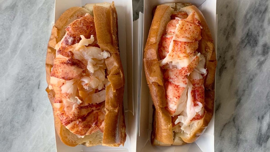 McLoons-Lobster-Roll-on-marble-surface-both-rolls