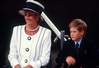 Old photo of Princess Diana and young son Prince Harry