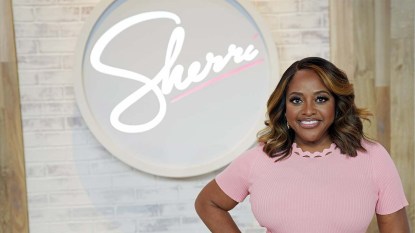 Sherri Shepherd poses on the set of the new daytime talk show Sherri on in New York
