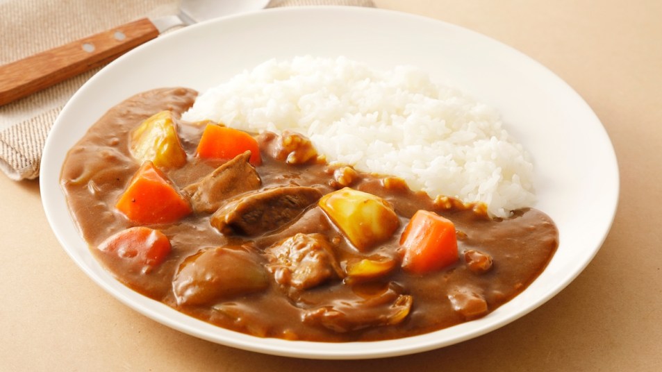 Bowl of Japanese curry and rice