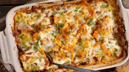 A recipe for "lazy" lasagna