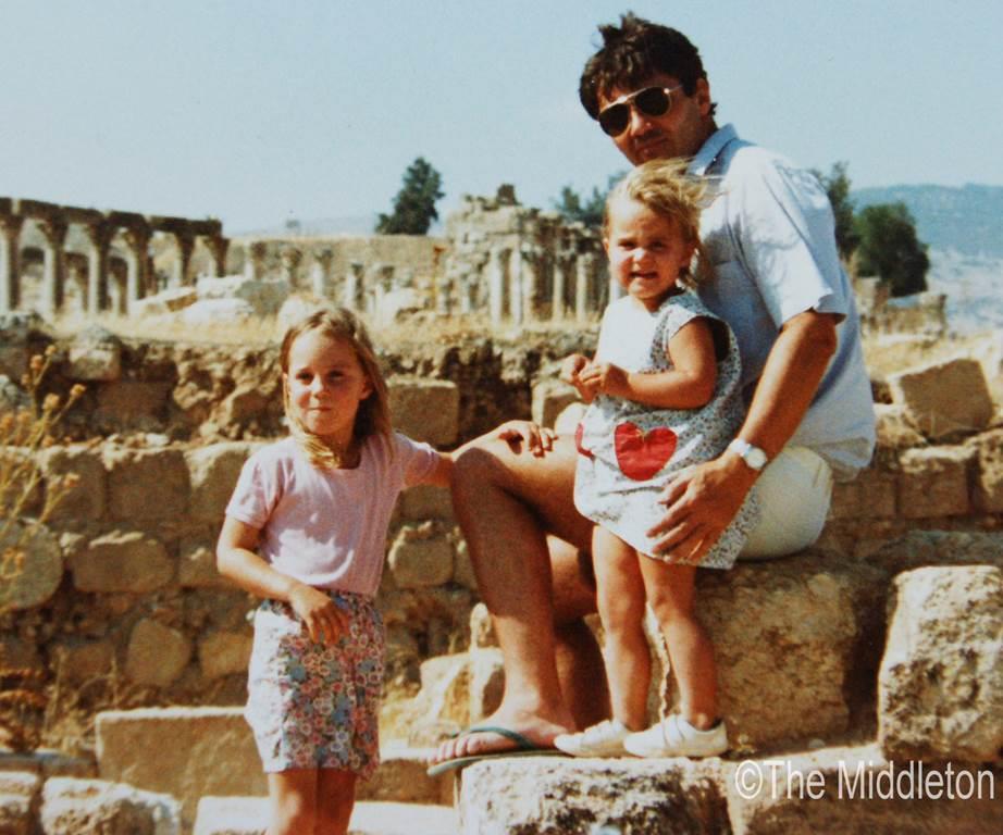 Kate, Pipa, and Michael Middleton in Jordan