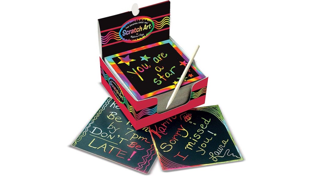 Melissa & Doug Scratch Art Rainbow Mini Notes
