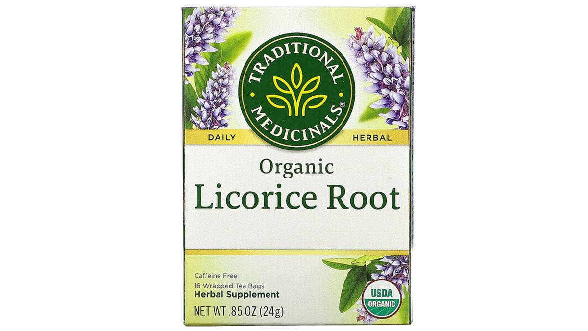 Organic licorice root tea