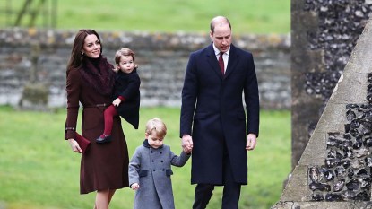 William and Kate on Christmas day