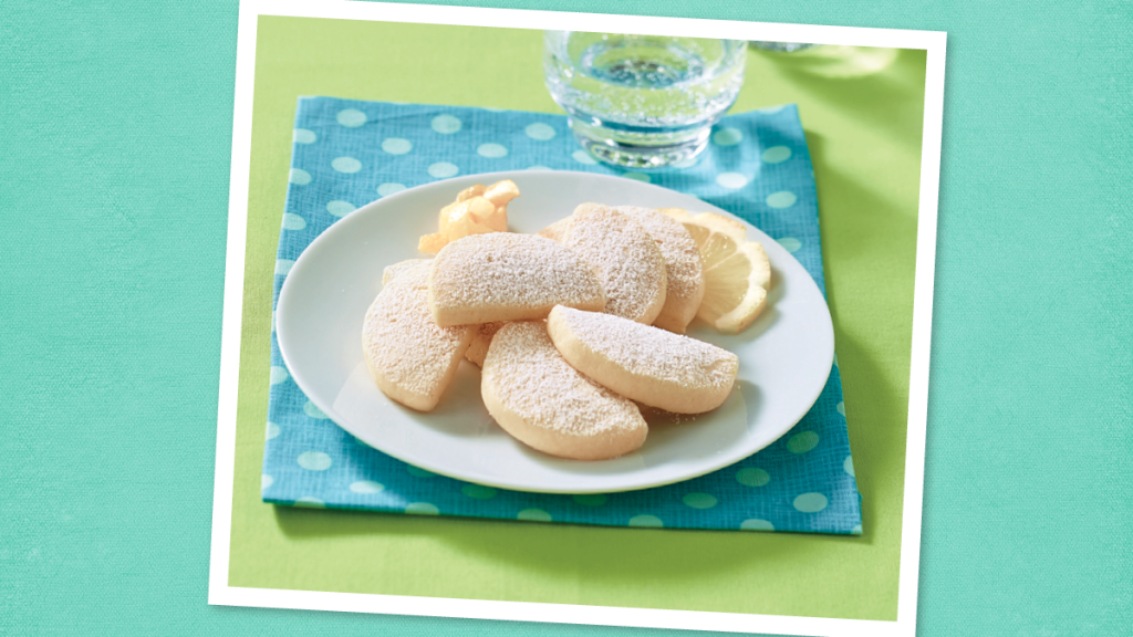 Lemon Shortbread Sweeties (Girl Scout cookie recipes)