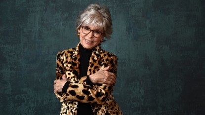Rita Moreno, a cast member in the Pop TV series "One Day at a Time," poses for a portrait during the 2020 Winter Television Critics Association Press Tour, in Pasadena, Calif