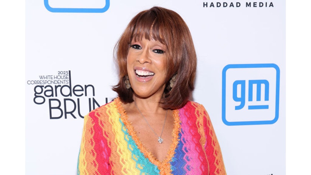 Gayle King with a blowout
