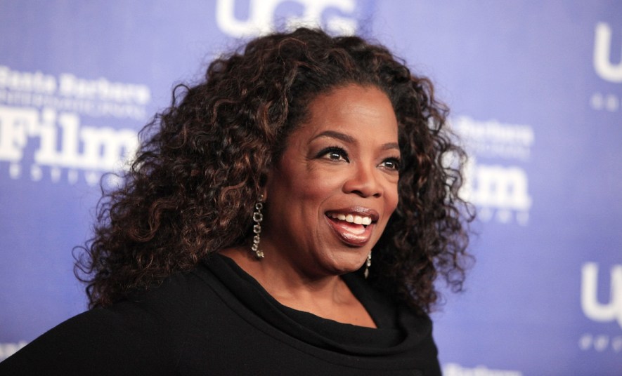 Oprah Winfrey at the 29th Santa Barbara International Film Festival Montecito Award at the Arlington Theater on February 5, 2014