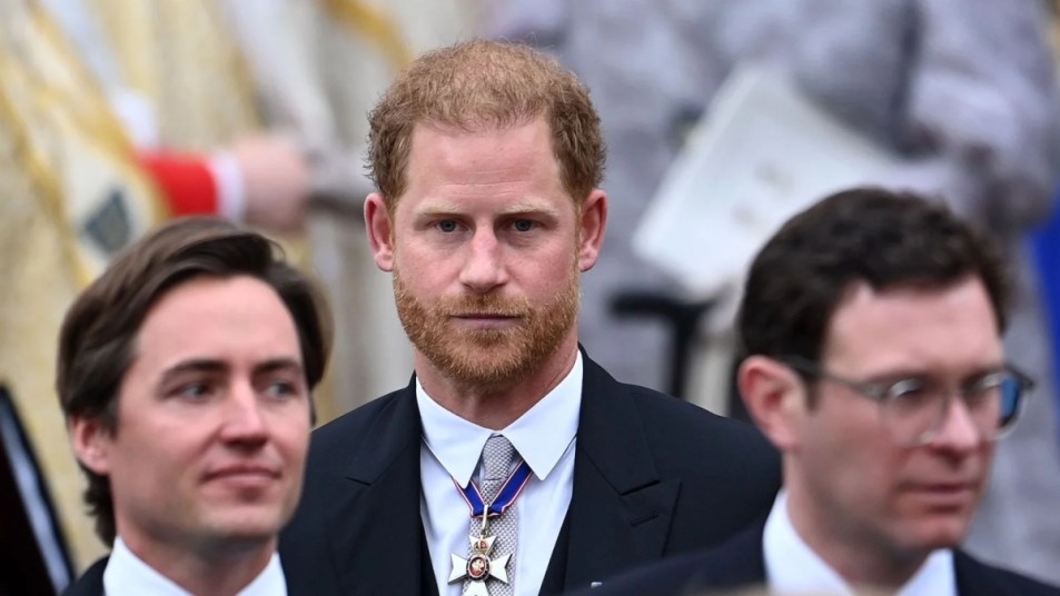 Prince Harry at King Charles Coronation in May 2023