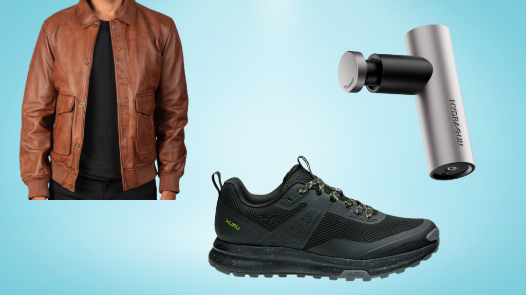 father's day gifts between $100 and $500, featuring Jacket Maker, Kuru Shoes, and Hydragun