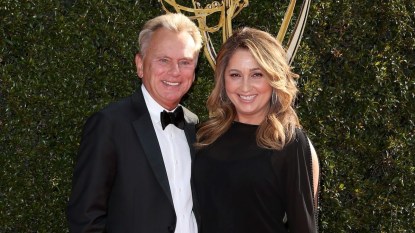 Game show host Pat Sajak with wife Lesly Brown