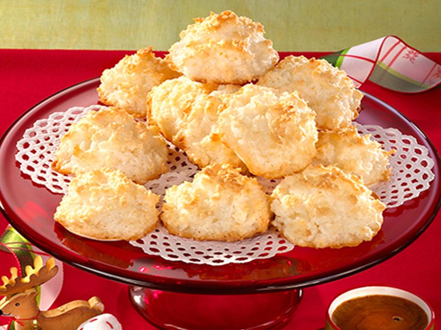 Coconut Macaroons made with sweetened condensed milk