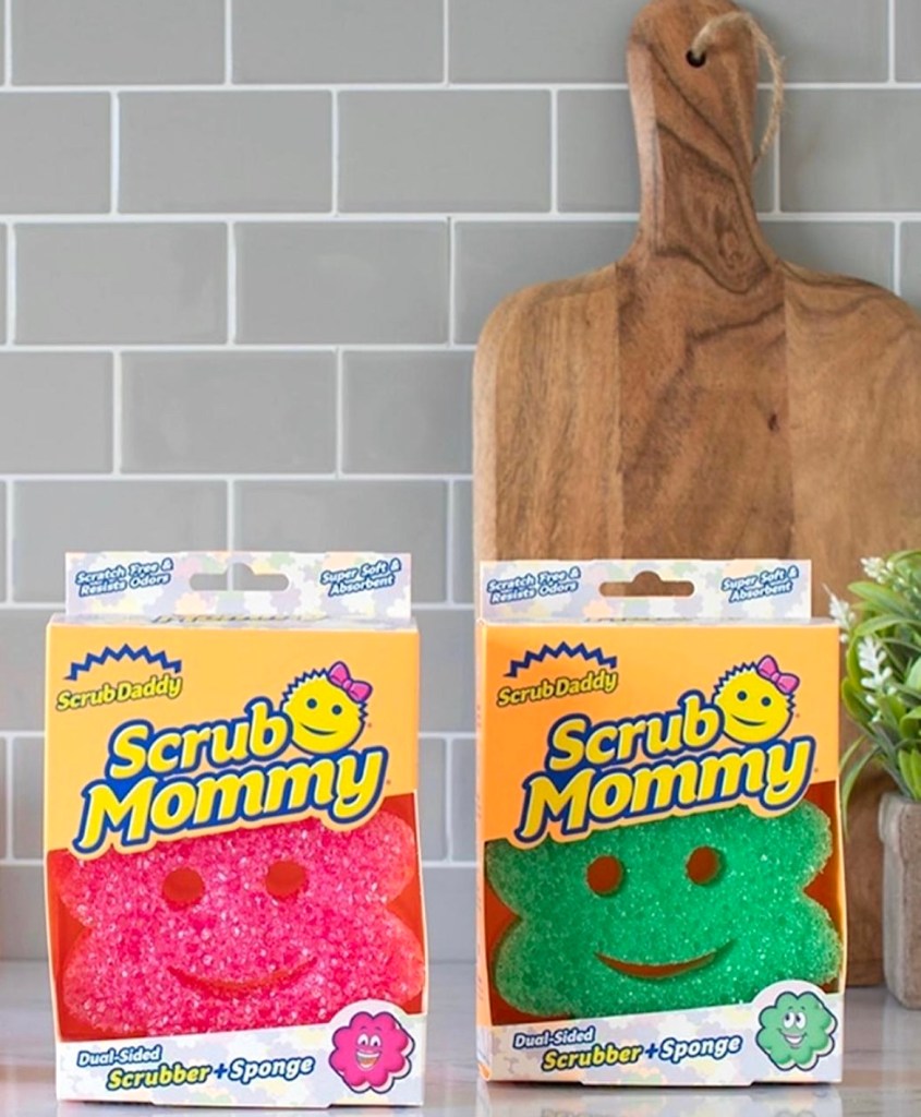 Scrub Daddy/mommy Sponge Person Holder 