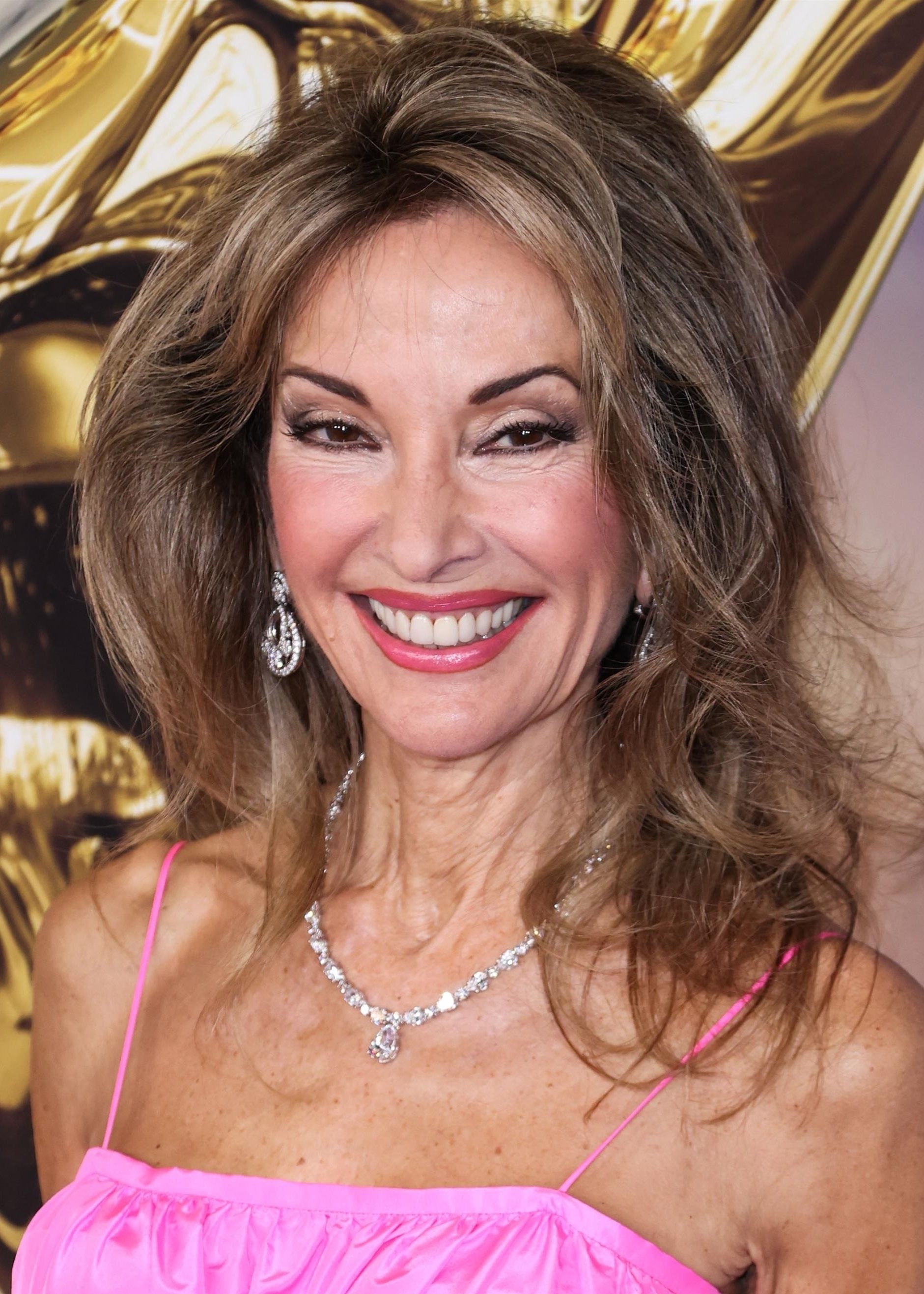 Susan Lucci with all over highlights for brown hair