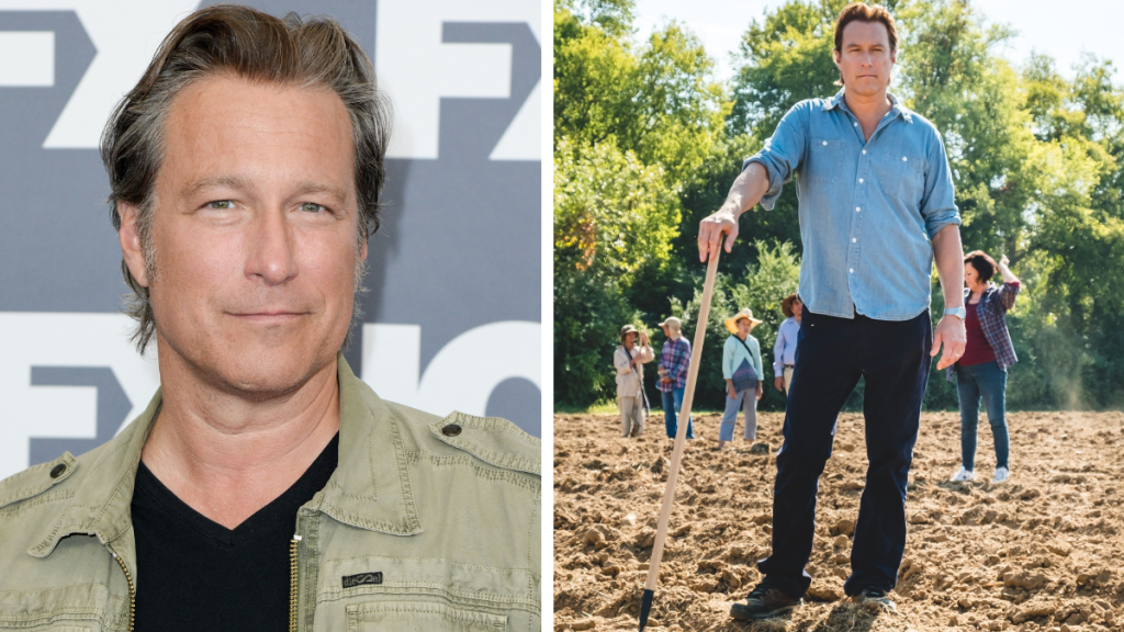 John Corbett pictured in 2016 and 2017