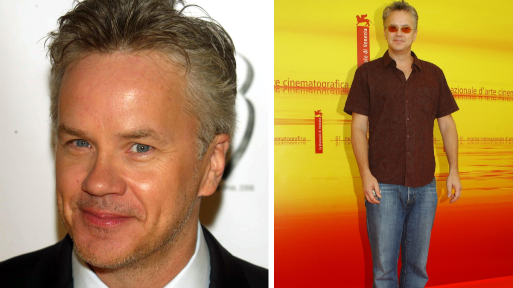 Tim Robbins pictured in 2005 and 2004 