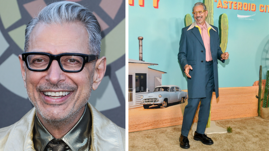 Jeff Goldblum pictured in 2022 and 2023 tallest actors