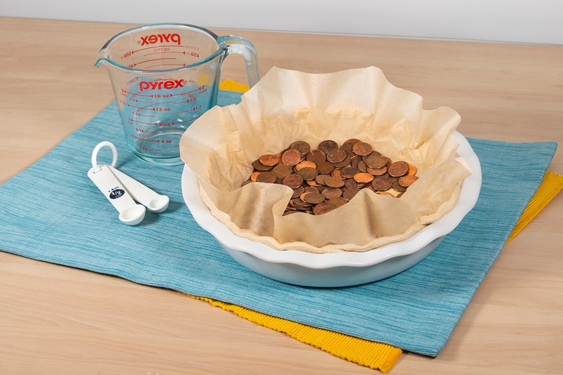 uses for pennies, pie crust