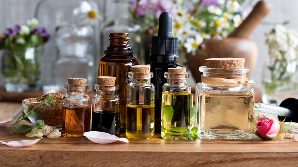 essential oil vials for focus, brain health and more