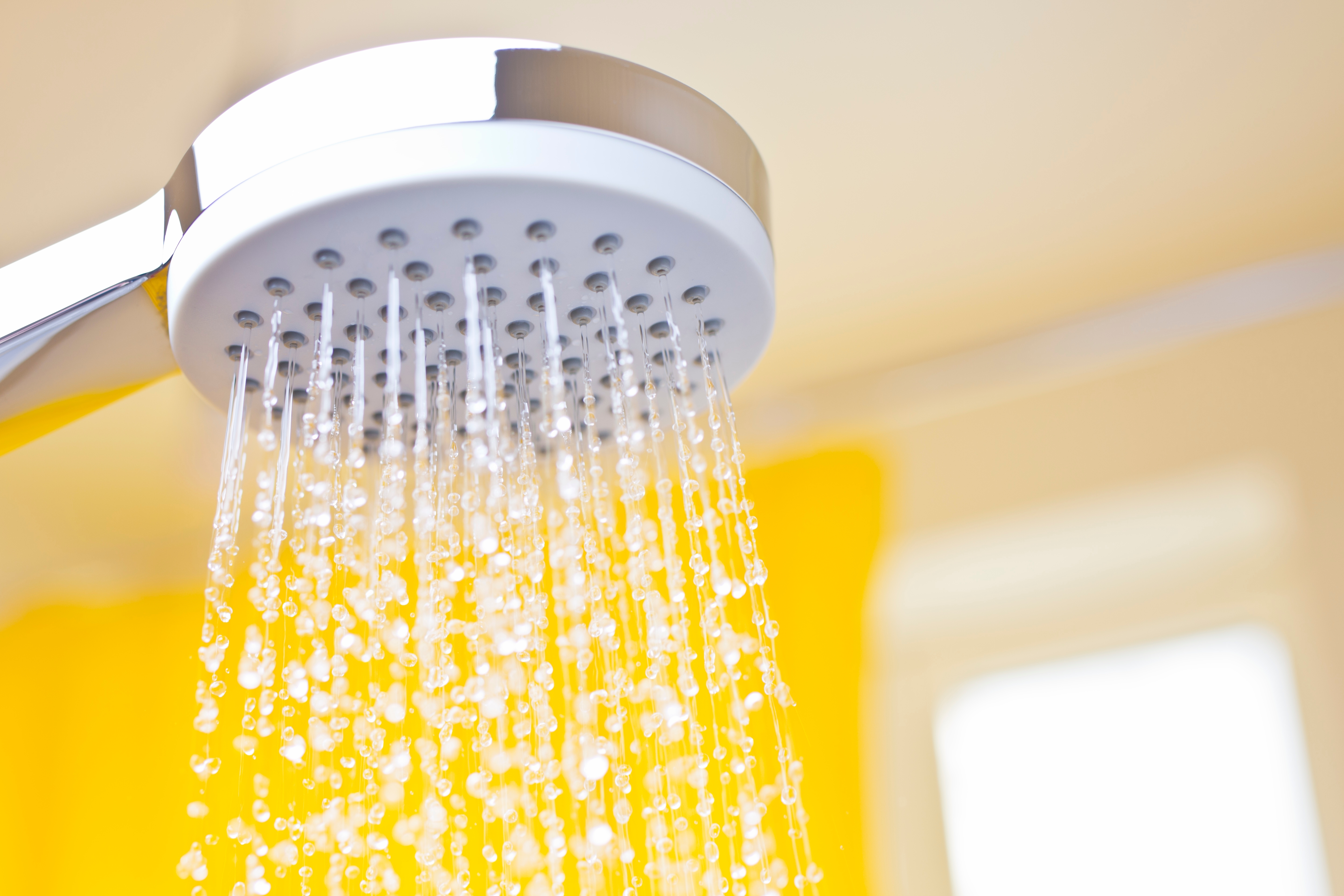 Adding a vitamin C shower filter to your shower head can help brighten gray hair