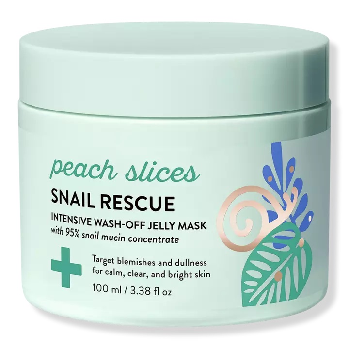 Peach Slices Snail Rescue Jelly Mask