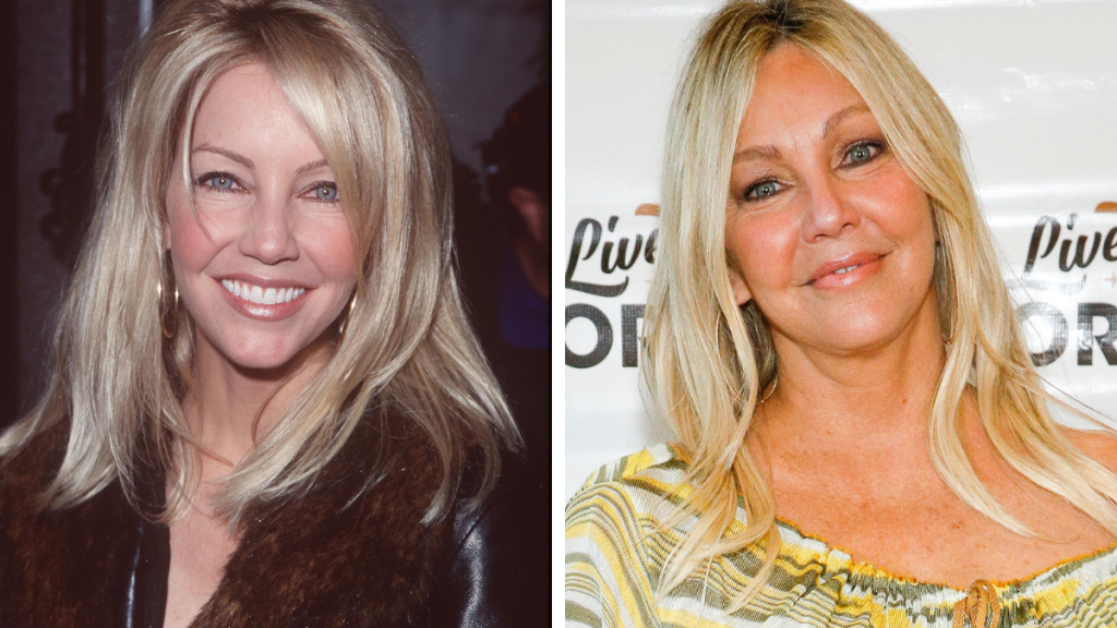 Heather Locklear in 1999 and 2021