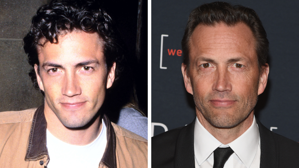 Andrew Shue in 1994 and 2022