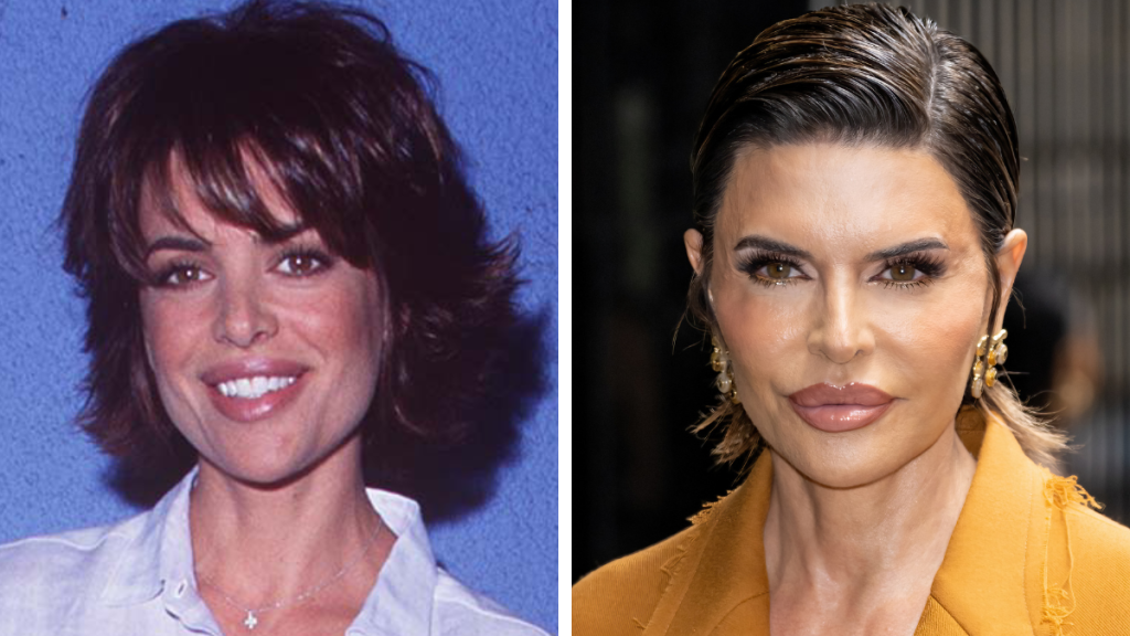Lisa Rinna in 1996 and 2023
