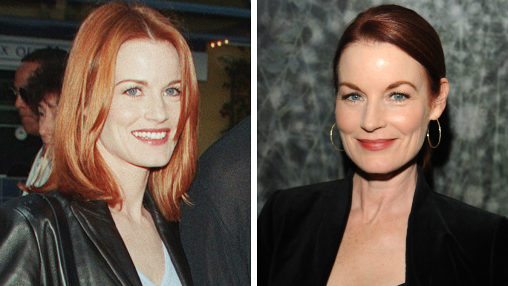 Laura Leighton in 1998 and 2020 melrose place cast