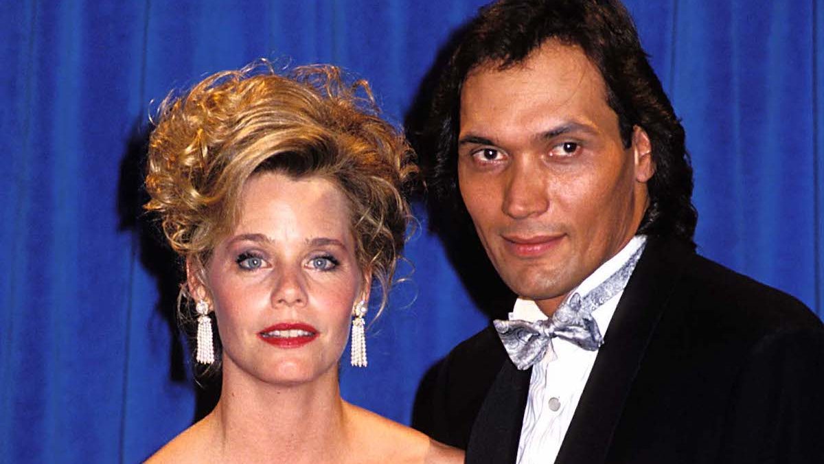 Susan Dey and Jimmy Smits during 1991 Emmy Awards