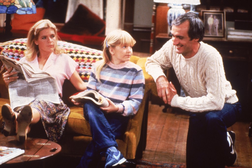 Meredith Baxter, Tina Yothers and Michael Gross, 'Family Ties', 1982