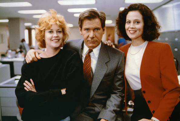 Melanie Griffith, Harrison Ford and Sigourney Weaver, 'Working Girl,' 1988