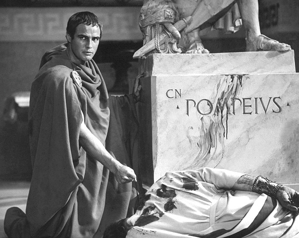 Marlon Brando in 'Julius Caesar' in 1953