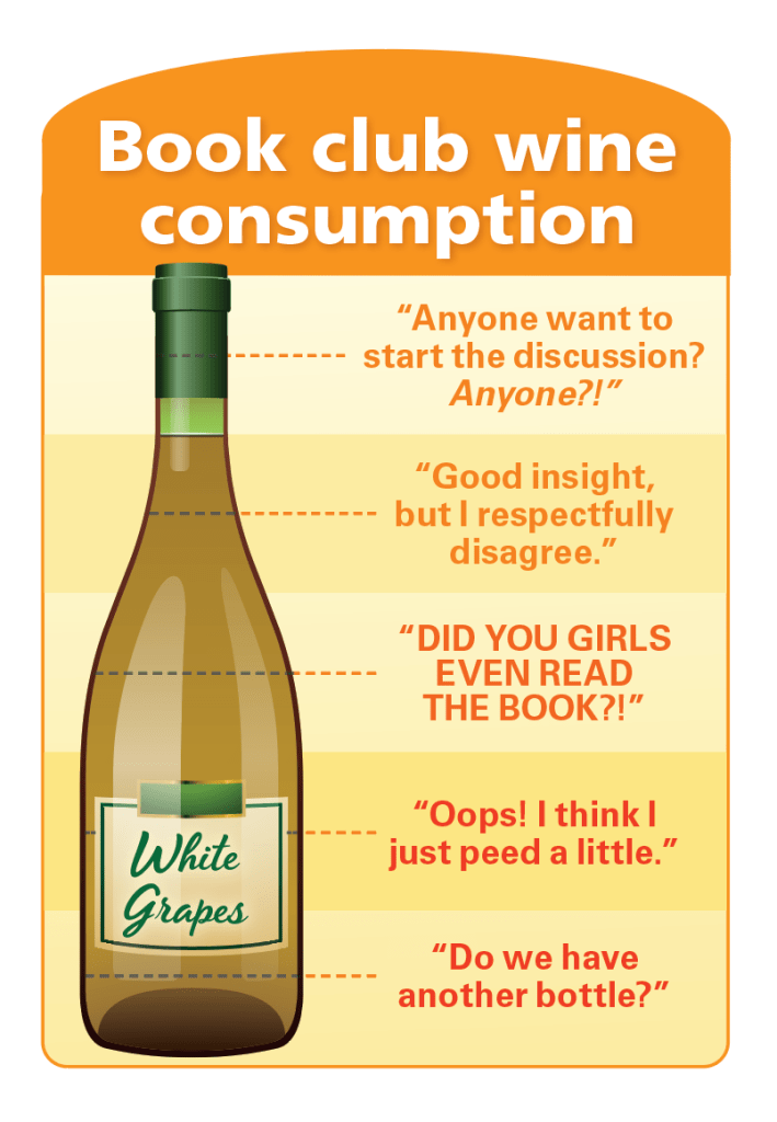A bottle of wine just how easy it is to drink (wine jokes)
