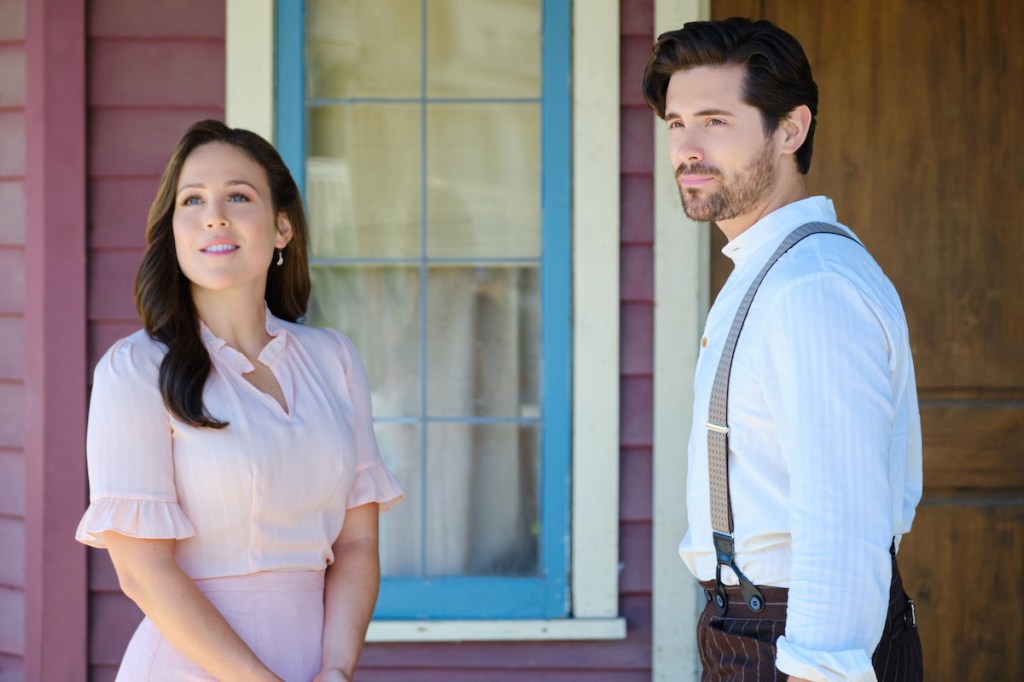Erin Krakow and Chris McNally in 'When Calls the Heart,' 2023