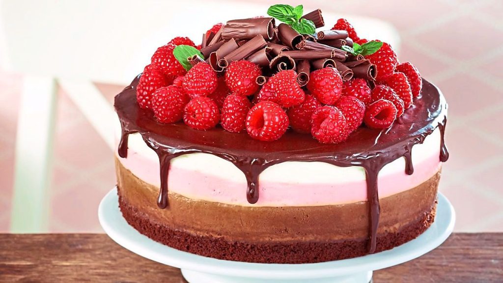 Chocolate Raspberry Cheesecake Dream sits looking amazing