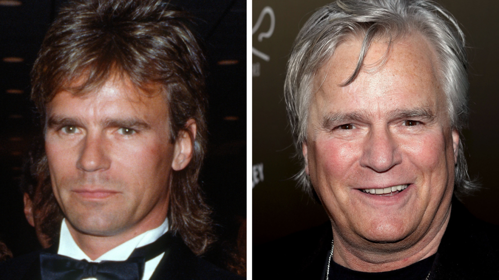 Richard Dean Anderson from the 'MacGyver.' Left: 1988; Right: 2017