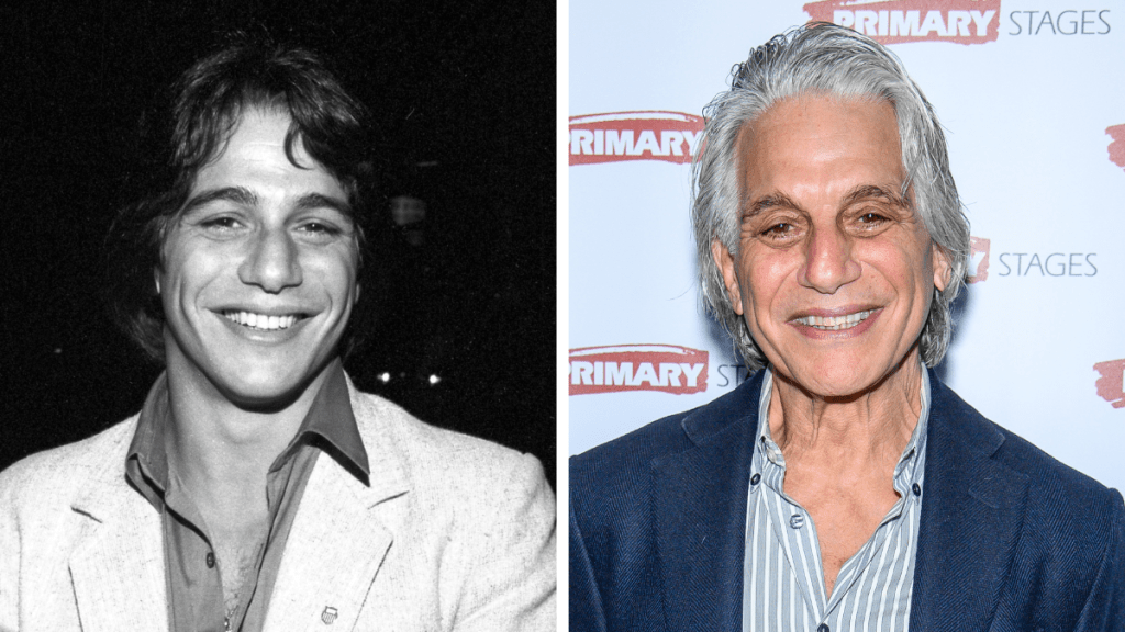 Tony Danza from the 'Who's the Boss' cast then and now. Left: 1983; Right: 2023