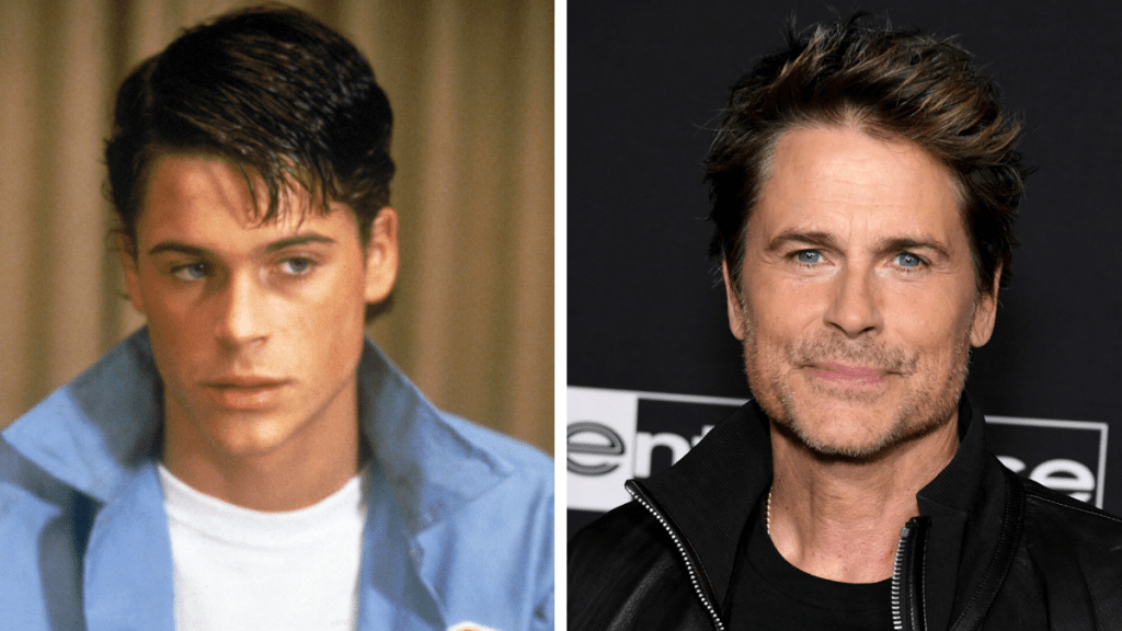 Rob Lowe Left: 1983; Right: 2023