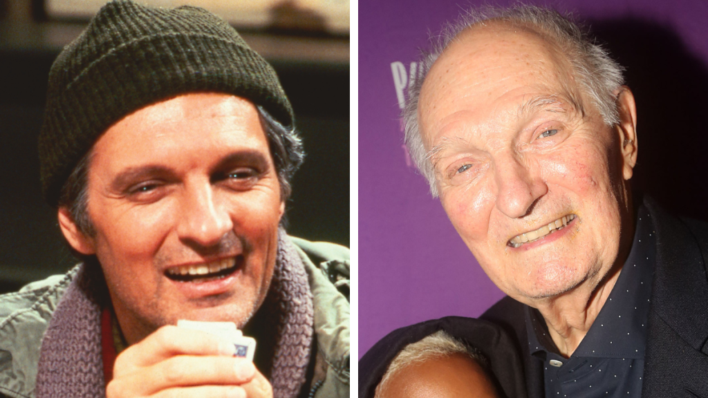 Alan Alda in 1972 and 2023