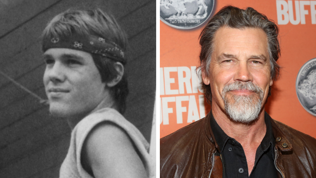 Josh Brolin in 1985 and 2022, a member of The Goonies cast, then and now