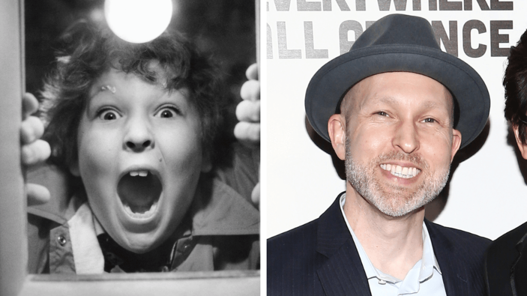Jeff Cohen in 1985 and 2022, a member of The Goonies cast, then and now