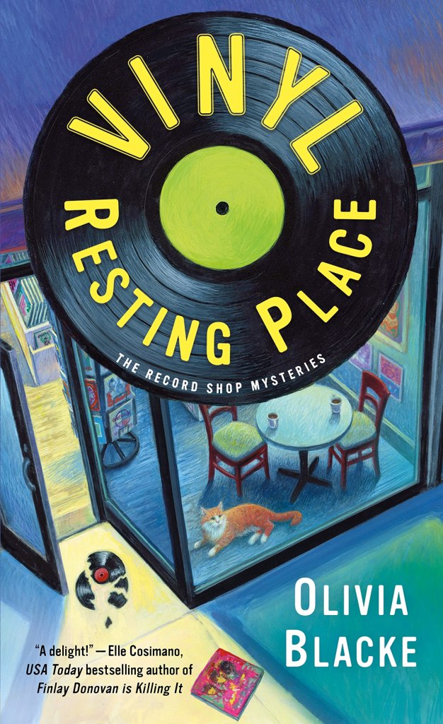 Book cover for FIRST Book Club Vinyl Resting Place by Olivia Blacke