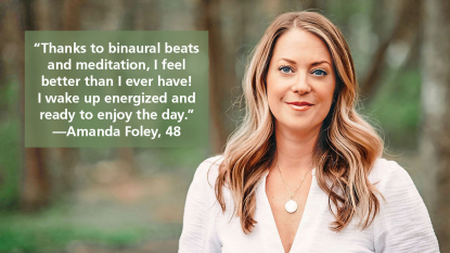 Amanda Foley, who used binaural beats for sleep