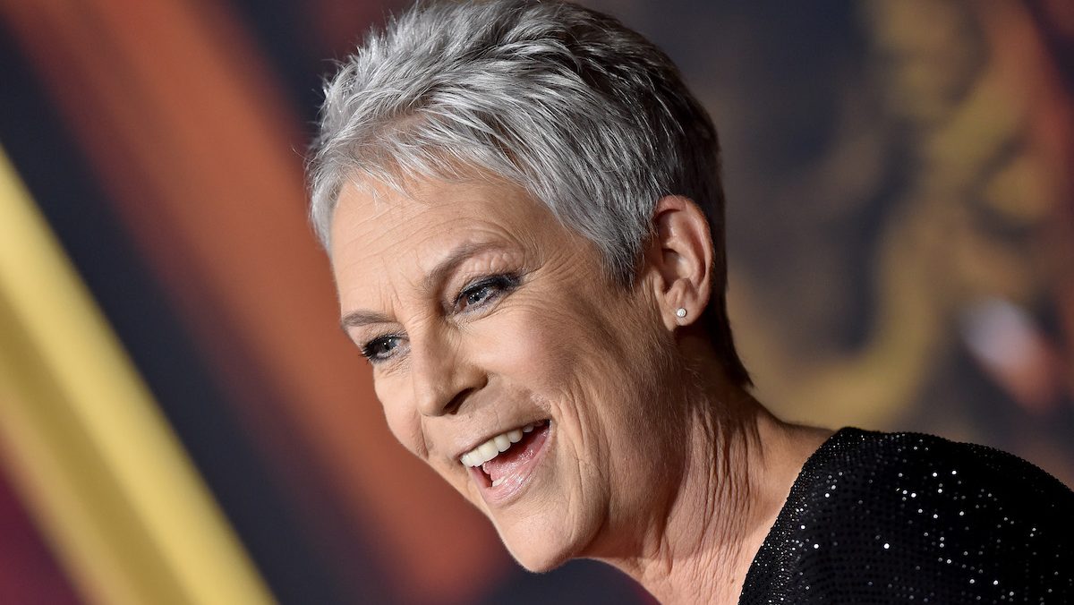 Jamie Lee Curtis at the premiere of 'Knives Out', 2019