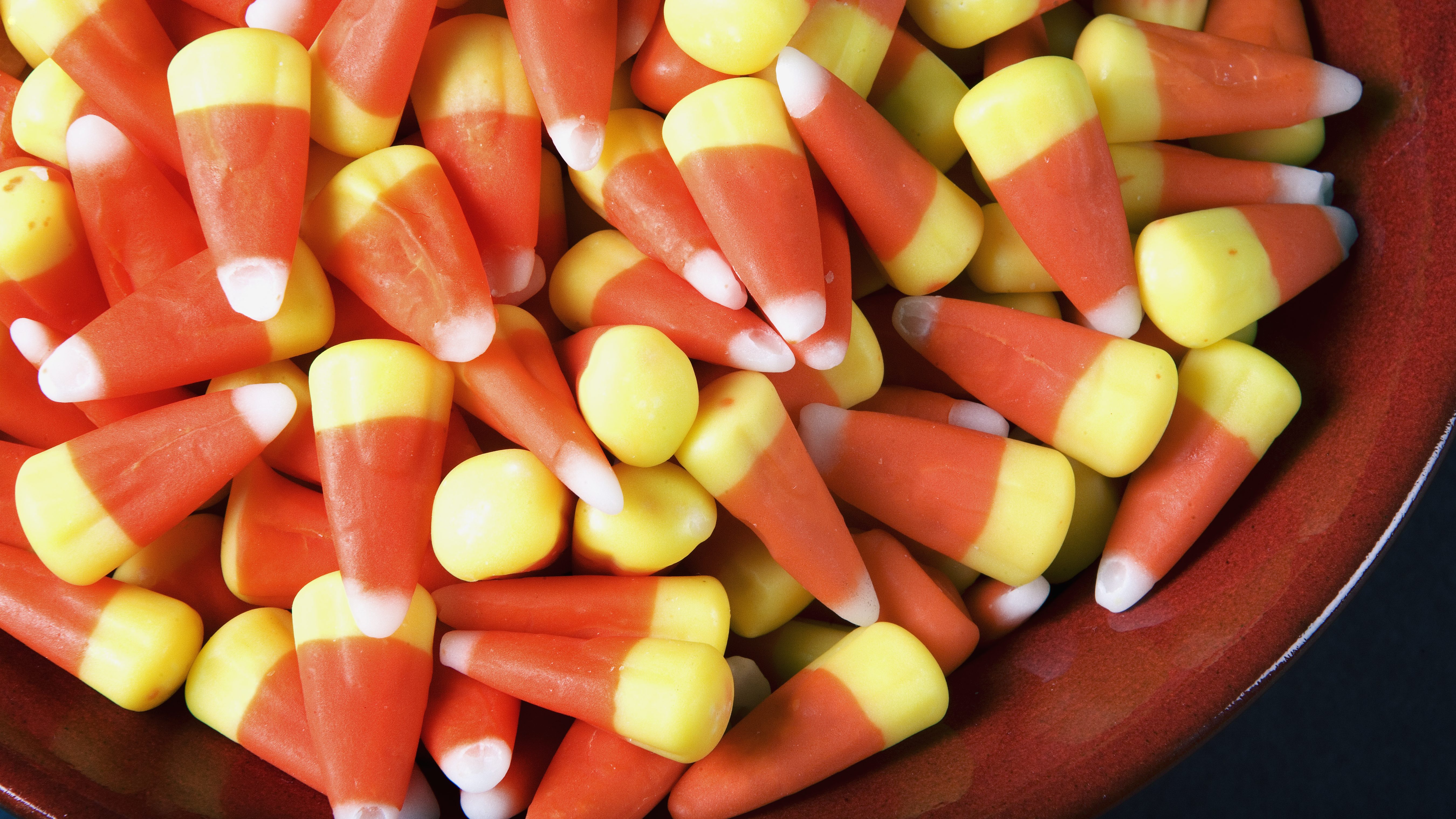 Bowl of candy corn Halloween facts