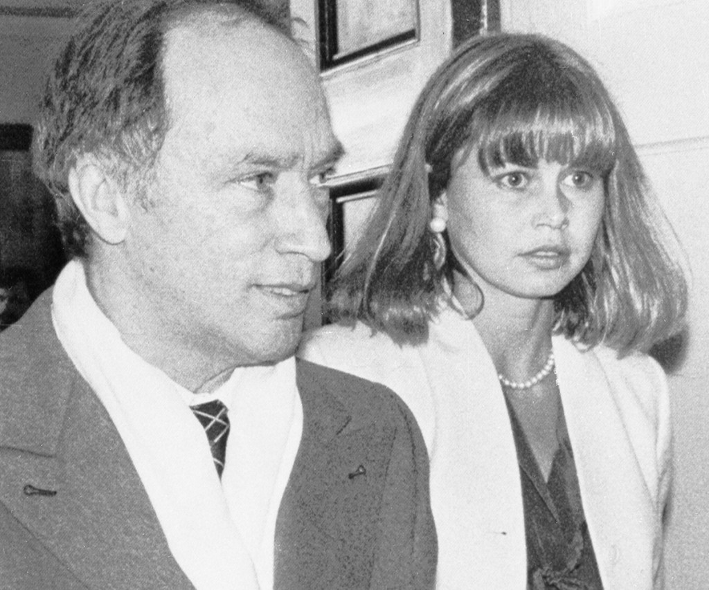 Matthew Perry's mother Suzanne Perry with Canadian Prime Minister Pierre Trudeau in 1980