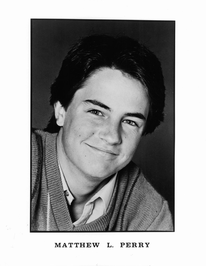 Matthew Perry at age 16 in 1985