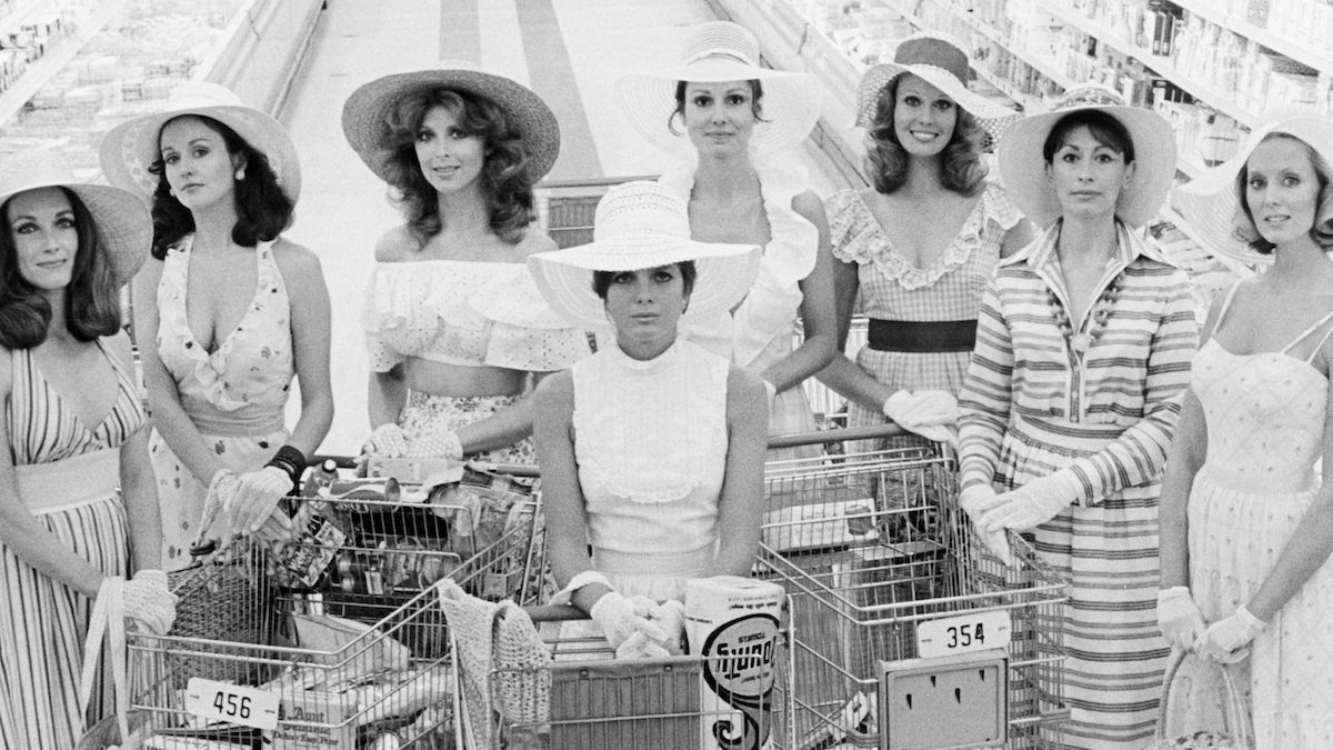 The cast of The Stepford Wives- our 16th best classic horror movie, 1975 